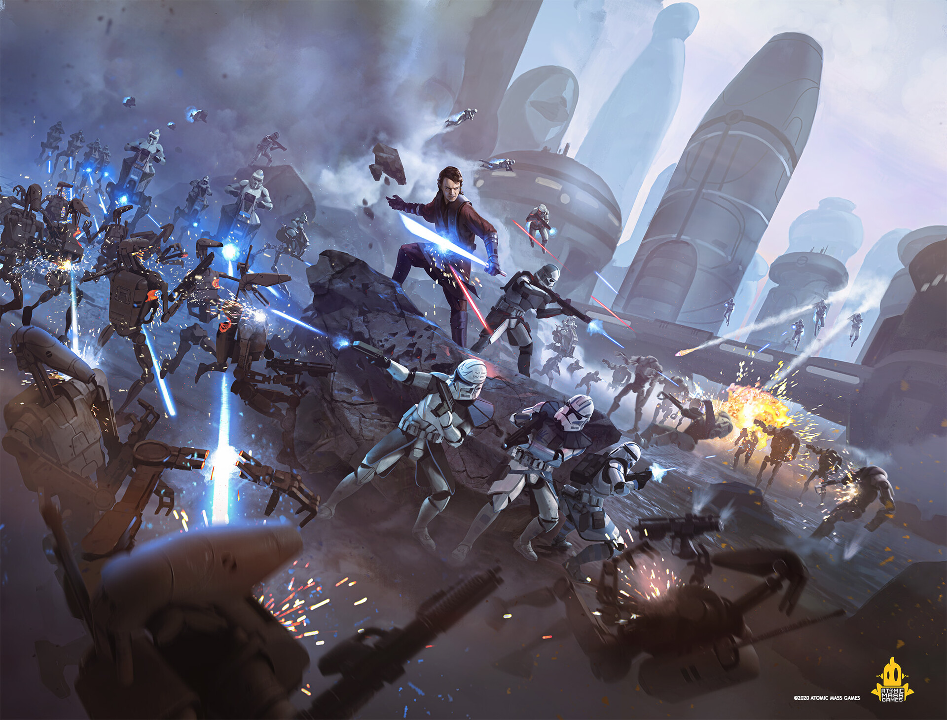 501st Legion — Anakin Skywalker leads Clone Troopers into battle